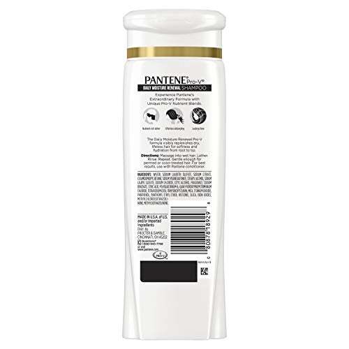 Pantene Daily Moisture Renewal Shampoo & Conditioner Duo Set - Soft, Manageable Hair