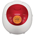 Red CUCKOO Micom Fuzzy Logic Rice Cooker 6-Cup Capacity - Easy-to-Use Digital Control