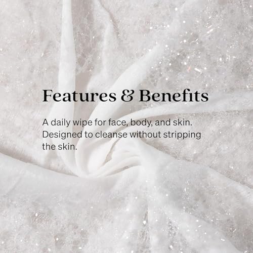 Loved01 Face & Body Cleansing Wipes 2 Pack - Green Tea & Lavender, 48 Count