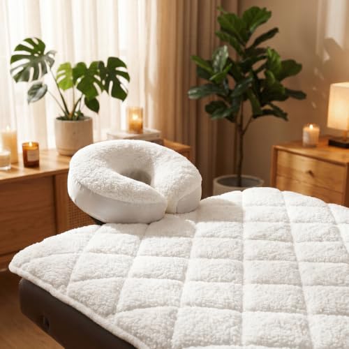 Double-Sided Fleece Massage Table Pad Set 72x30 Inches - 1 Set