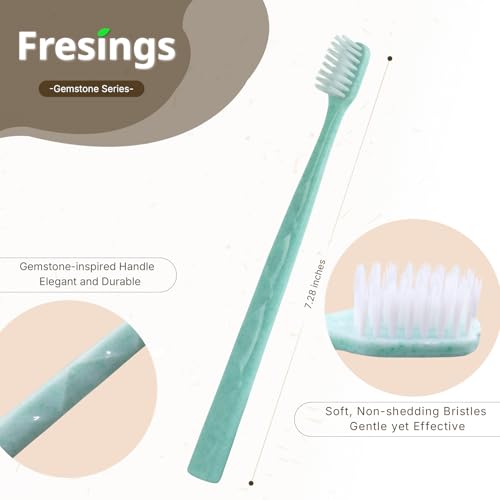 100 Pack Disposable Toothbrushes with Tongue Scraper - Soft Bristles, Individually Wrapped Bulk Travel Set - 4 Colors