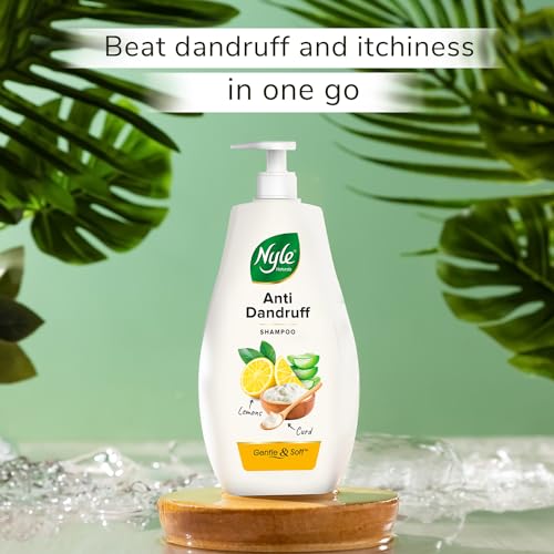 Nyle Anti Dandruff Shampoo 800ml for Hair Fall & Scalp Care