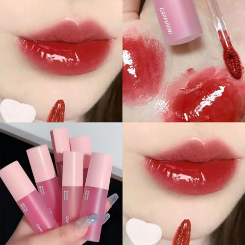 URQT Moisturizing Liphoney Gloss, Clear Honey Lip Oil Gloss with Chubby Tip Applicator, Hydrating Non-Sticky Shine, Nourishing Lip Plumper Balm for Soft Smooth Lips