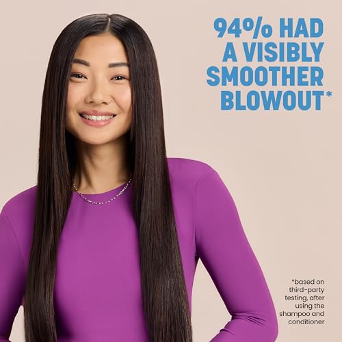 Liquid Glass Smoothing Shampoo with Vegan Keratin - 8.5 Fl Oz - All Hair Types, Frizz Control, Shine, Lightweight, Cruelty-Free