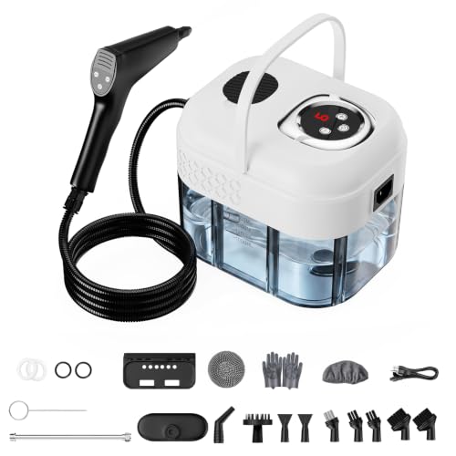 Handheld Steam Cleaner with 6 Adjustable Settings for Home & Car Cleaning