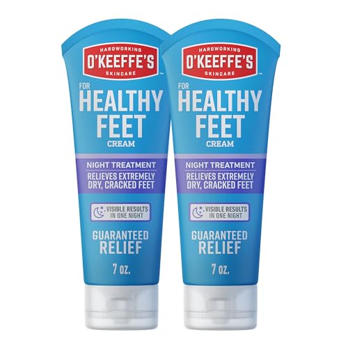 O'Keeffe's Healthy Feet Night Treatment Foot Cream 7 oz Tube Pack of 2