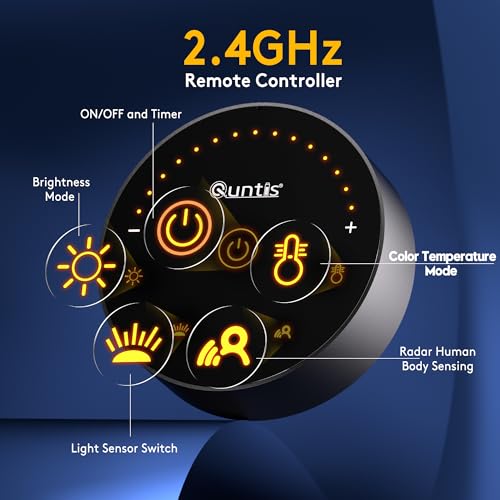 Computer Monitor Light Bar with Radar Motion Sensor, Dimmable Desk Lamp
