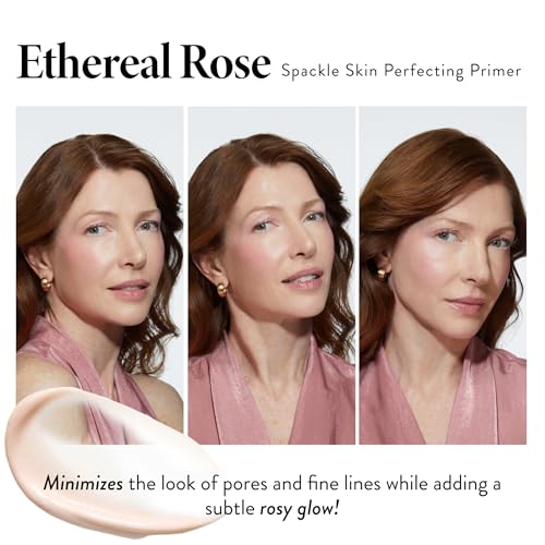 LAURA GELLER NEW YORK Prime-n-Set Duo: Spackle Primer + Spackle Mist Boost Setting Spray with Electrolytes (04 Ethereal Rose Glow + Electrolytes, 5.0 Fl Oz)