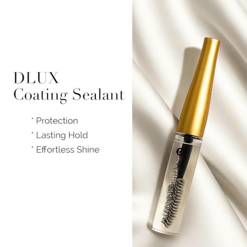 Dlux Professional Lash Sealant for Eyelash Extensions - Lash Sealer For Cluster Lashes DIY Lash Extension Coating Long Lasting 2 Weeks Lash Seal, Lash Tech Gifts for Women
