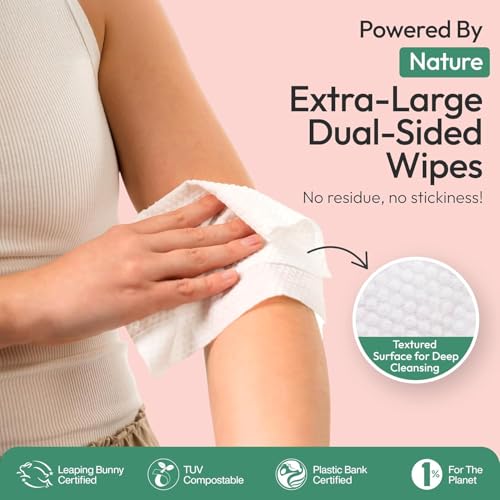 Travel Deodorant Wipes for Women & Men - Variety Pack 50 Count x 2
