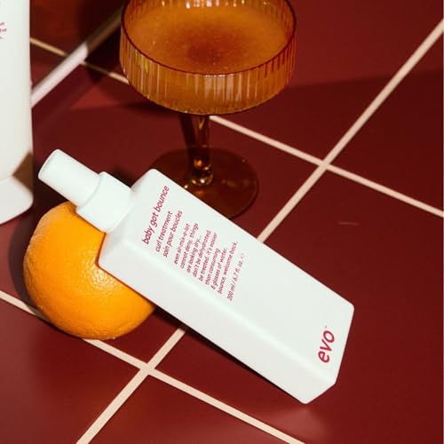 EVO Baby Got Bounce Curl Treatment - Anti Frizz Hair Moisturizer for Wavy & Curly Hair - 6.7 Fl Oz