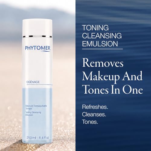 Face Toning Cleansing Emulsion 250ml - Gentle Makeup Remover & Skin Tonic