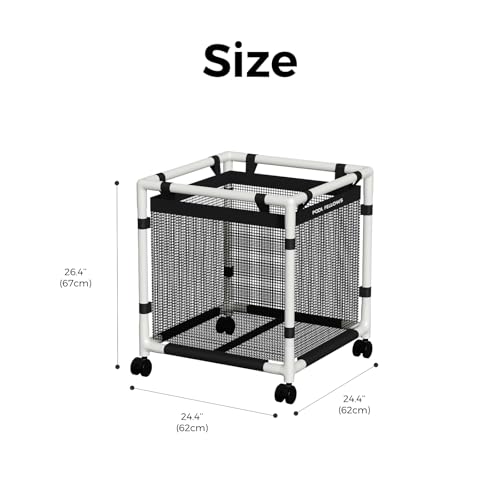 POOL FELLOWS Mini 45-Gallon Pool Storage Bin for Swim Gear – Portable & Durable