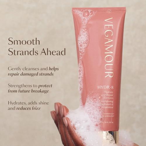 VEGAMOUR Hydr-8 Hydrate & Repair Shampoo & Conditioner Set for Dry Damaged Hair