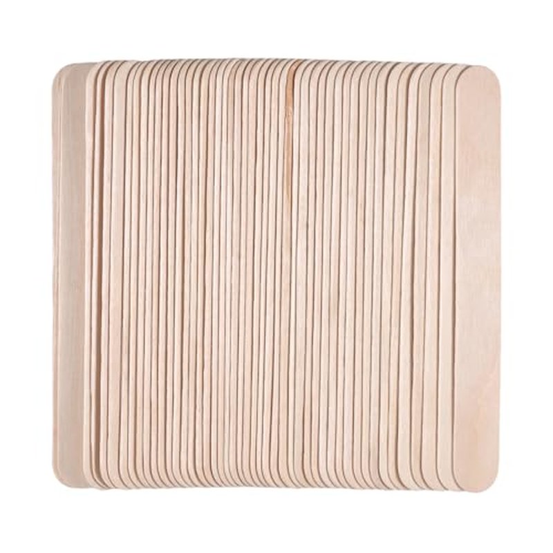 500pcs Wooden Craft Sticks 5.91 Inch Long Natural Wood Popsicle Ice Cream Sticks for DIY Wood Crafts, Jumbo Sticks£¬Hair Removal and Waxing Supplies,Home Art Projects