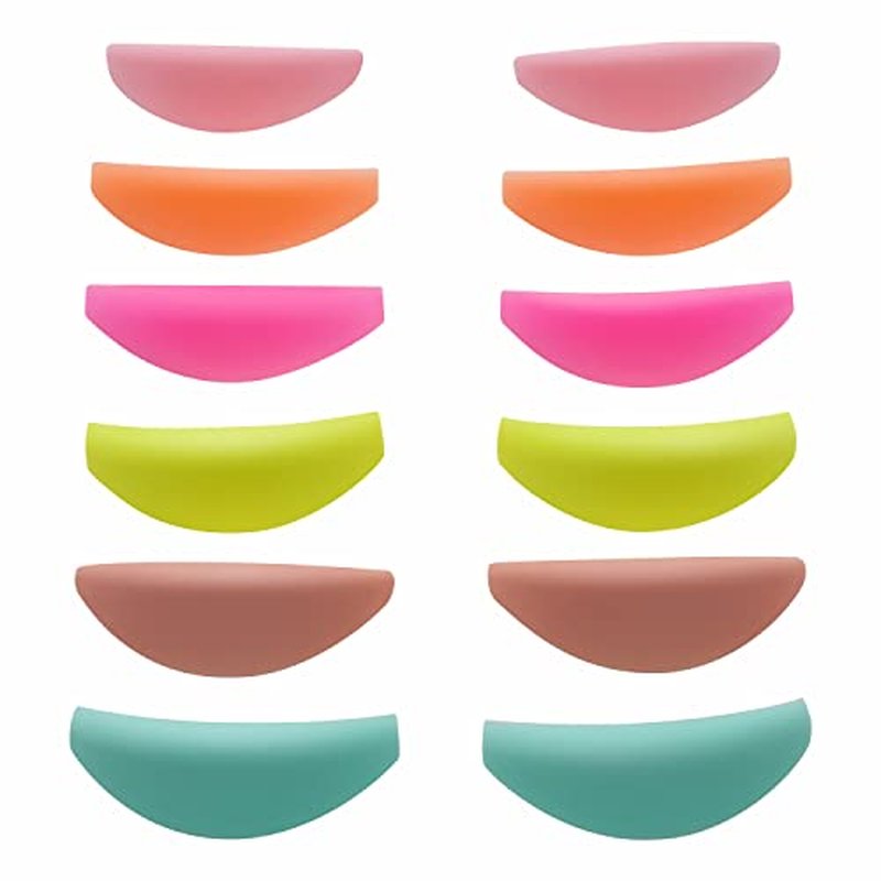 Lami Lash Lift Pad LM Curl Soft 6 Size Lifting Shield Eyelash Perming Rod Neon Lamination Roller Elastic Perm Rods With Ribbon Cover Silicone Eye Patch Y Brush Lash Lift Tools Lash Tips Won't Hit Eye