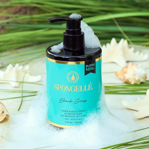SPONGELLÉ Beach Grass Body Wash - Scented Shower Gel for Sensitive Skin
