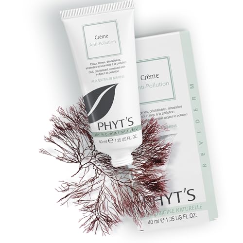Phyts Anti-Pollution Cream - Face Moisturizer with Hazelnut Oil and Aloe Vera - Face Cream for Oily, Normal to Combination Skin - 1.35 oz