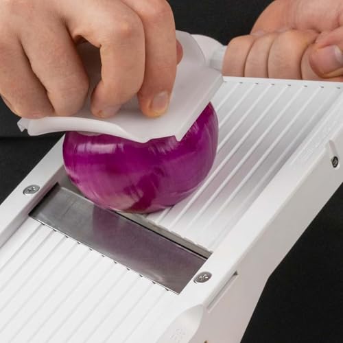 Benriner Jumbo Mandoline Slicer White - Japanese Stainless Steel Blade, 13 x 6.5 Inches