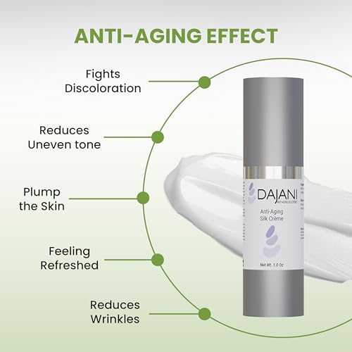 DAJANI Anti Aging Face Cream (1.0 Oz) | Anti Wrinkle Firming Cream With Lavandula Oil, Shea Butter & Teprenone | Neck Creams for Tightening & Firming | Facial Skin Care for Men & Women