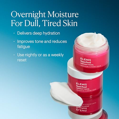 Elemis Superfood Midnight Facial 1.69 Fl Oz Hydrating Prebiotic Night Cream