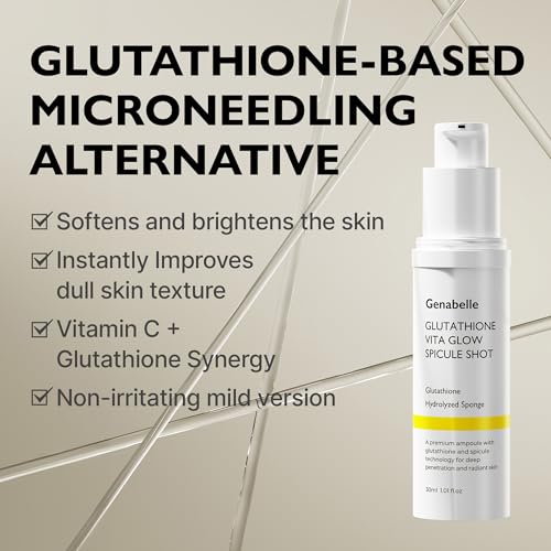 Genabelle Glutathione & Vitamin C Skin Brightening Shot with Microneedling Effect