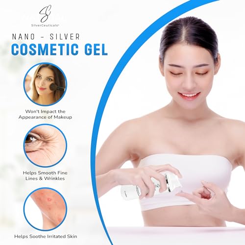 Cosmetic Gel with Nano Colloidal Silver - Firms & Tightens Skin - 3.4 Fl Oz - Variation of THIS listing
