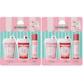 Lip Smacker Holiday Caf? Balm Trio, Moisturizing Lip Balm Set with Festive Flavors, Collectible Frappe Cup Design, Perfect Holiday Gift for Kids & Lip Balm Lovers (Pack of 2)