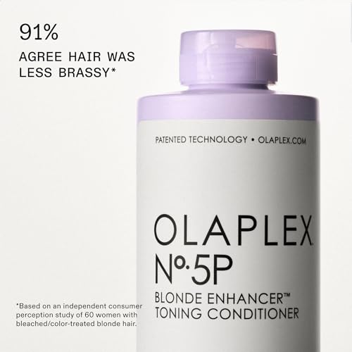 Olaplex N¨¬.5P Blonde Enhancer Purple Toning Conditioner: Neutralizes Brassiness & Strengthen | Repairs Damages & Hydrates Hair | For Coily, Curly, Straight, and Wavy
