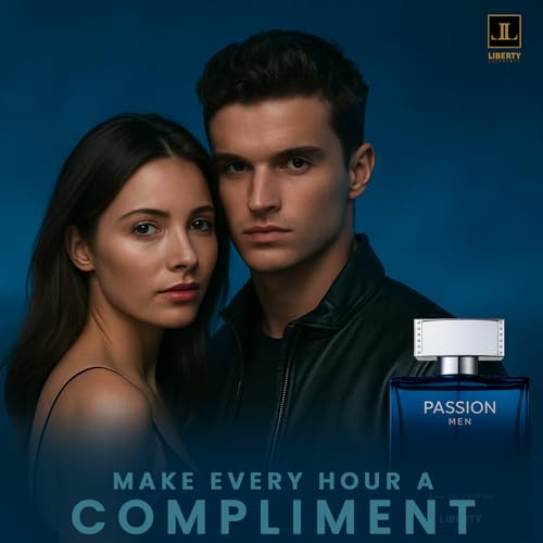 Liberty Passion Eau De Parfum for Men 100ml – Long-Lasting, Bold Spicy Fragrance