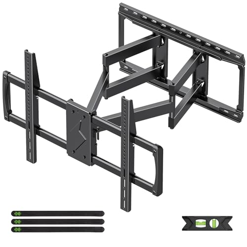 Heavy Duty Full Motion TV Wall Mount 42-100 Inch Swivel Tilt Leveling Adjustable