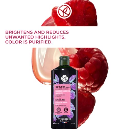 Sulfate-Free Hair Shampoo for Blonde & White Hair with Raspberry Vinegar 300ml
