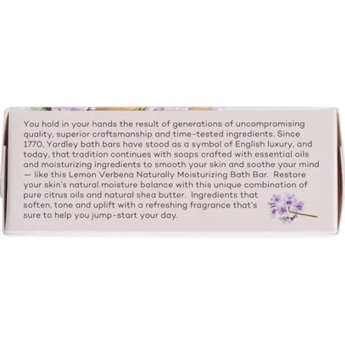 Lemon Verbena Moisturizing Bar with Shea Butter & Citrus Oil - Pack of 10