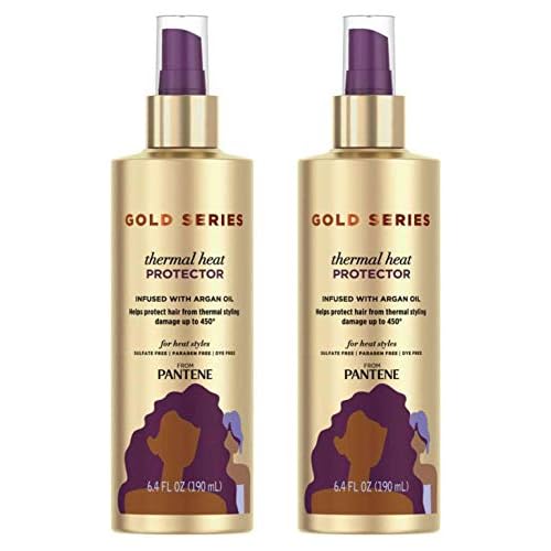 Pantene Gold Series Thermal Heat Protector 6.4 Ounce Pump (Pack of 2)