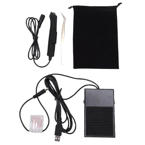 5W Lash Light Fast Curing 395-400nm, Aluminum Alloy, Foot Pedal, Eyelash Extension Nail Art UVs LED Craft Lamp with Control Switch, Multifunctional Tool