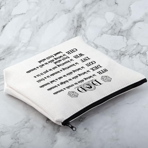 MNIGIU Game Lover Makeup Bag Game Properties Bag Fantasy Gamer Gifts D Master Gifts Dm Player Gift Game Fans Gift