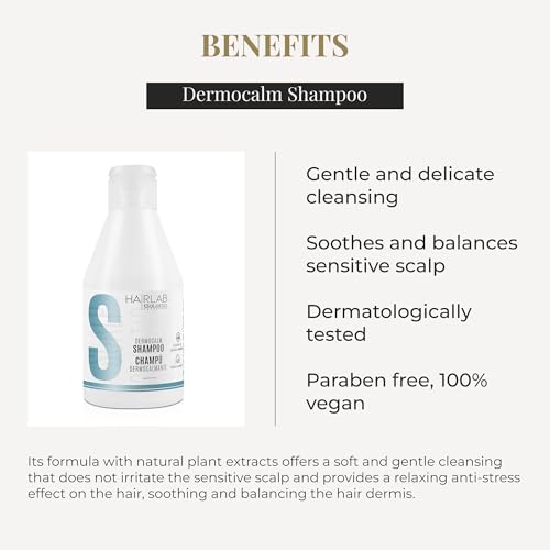 Gentle Sensitive Scalp Shampoo with Witch Hazel and Mint - Paraben-Free, 300ml