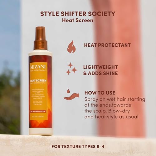 Mizani Style Shifter Heat Protectant Spray for Curly Hair - Heat Screen