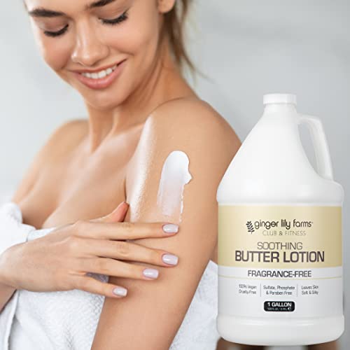 Unscented 1 Gallon Vegan Body Lotion Refill Pack of 2 for Dry & Sensitive Skin