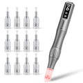 Microneedling Pen 0.25mm Derma Roller for Home Use - Portable & Beginner-Friendly