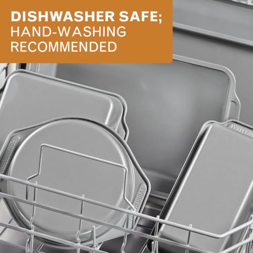 Farberware Nonstick Bakeware Set with Cooling Rack - 10-Piece