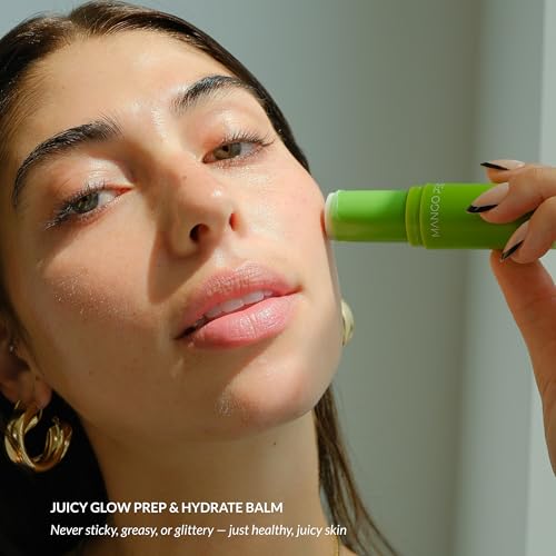 Mango People Juicy Glow Highlighter Balm - Hydrating Makeup Prep & Dewy Skin