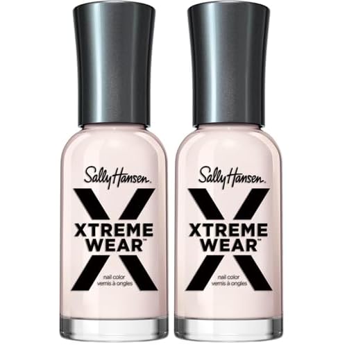 Sally Hansen Xtreme Wear Nail Polish, Streak-Free, Shiny Finish, Long-Lasting Nail Color, Daycream, 0.12 fl oz (Pack of 2)