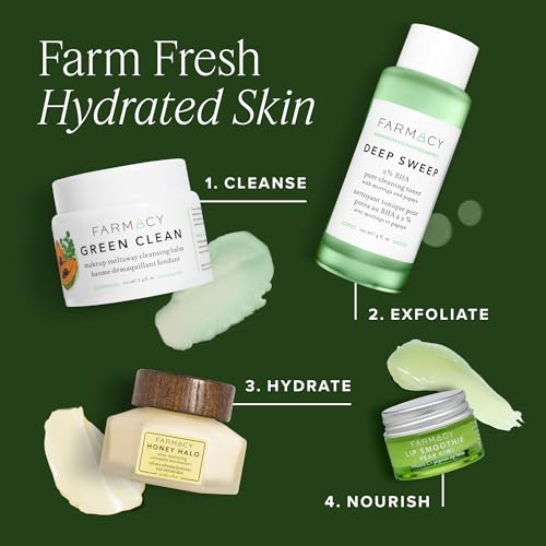 Farmacy Original Makeup Remover Cleansing Balm 50ml with Super Greens & Papaya - Waterproof & Hydrating