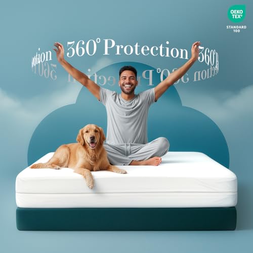 Utopia Bedding Twin XL Mattress Protector Zippered Encasement Pack of 4 Waterproof Dust Mite Proof