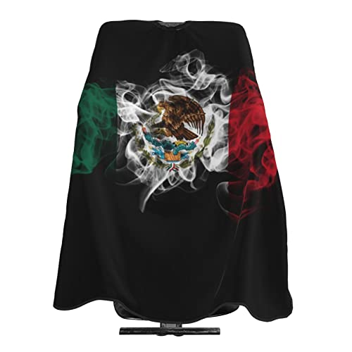 Mexico Flag Hairdressing Cape - Waterproof Salon Haircut Apron with Adjustable Closure