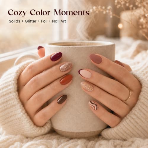 Beetles Fall Gel Nail Polish Set 20 Colors with Top & Base Coats - Variation of THIS listing