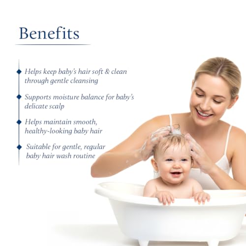 Gentle Baby Shampoo with Ghee - No Tear Natural Hair Cleanser for Newborns & Kids