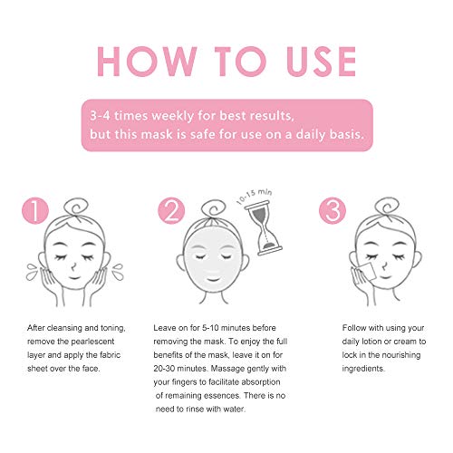 Hydrating Squalene Face Mask Sheets for Moisturizing & Revitalizing Skin - 8 Sheets