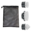3 Pcs of Brush Heads,Replacement Brush Heads Set for Electric Spin Scrubber, Cordless Power Shower Scrubber, Cleaning Brush for Bathroom Tile Sink Floor Cleaning.
